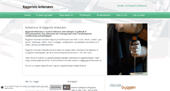 Desktop Screenshot of byggerietsankenaevn.dk